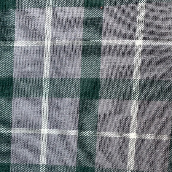 Vintage Big Mac Men's XLT Green Gray Plaid Workwear Shirt Rugged Utility USA 70s - Picture 8 of 14